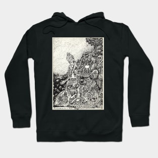 My City Driven by Fire Into the Sea Hoodie